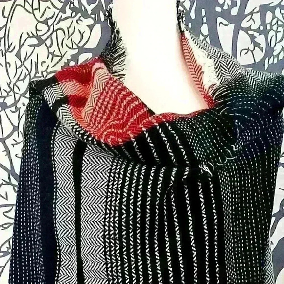 MERONA Womans Scarf REVERSIBLE Hajib Shoulder Rectangle Wrap 76 x 28" - Picture 1 of 8